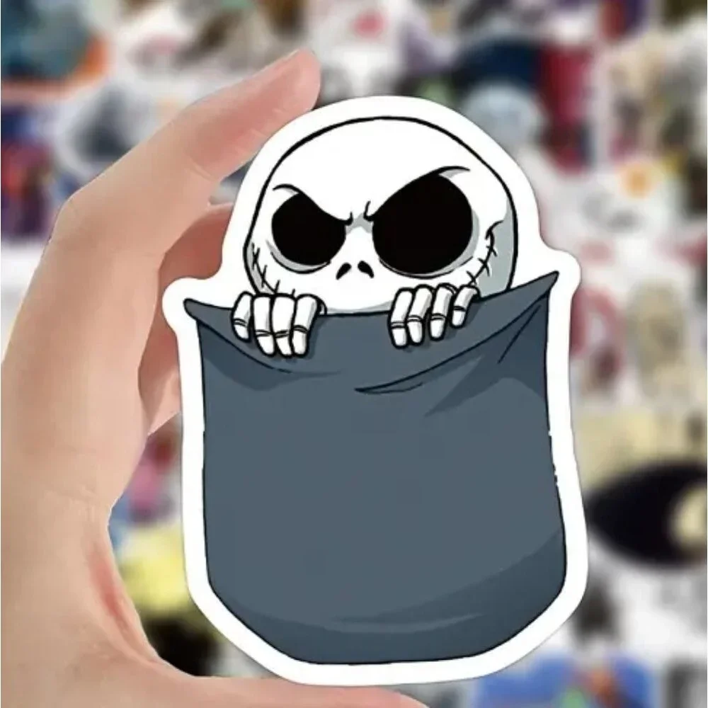 50 PC Jack Sally the nightmare before Christmas stickers decal decorations diy